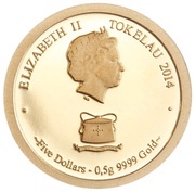 5 Dollars - Elizabeth II Pegasus obverse image