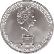 5 Dollars - Elizabeth II Year of the Horse obverse image