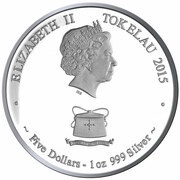 5 Dollars - Elizabeth II Year of the Goat obverse image