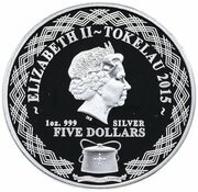 5 Dollars - Elizabeth II Cupcake obverse image