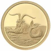 5 Dollars - Elizabeth II Capricorn, New Zealand, 2015 reverse image
