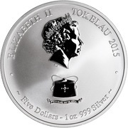 5 Dollars - Elizabeth II Aries obverse image