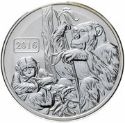 5 Dollars - Elizabeth II Year of the Monkey, New Zealand, 2016 reverse image