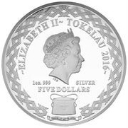 5 Dollars - Elizabeth II Mirror Monkeys obverse image