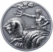 5 Dollars - Elizabeth II Poseidon, New Zealand, 2017 reverse image