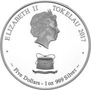 5 Dollars - Elizabeth II Poseidon obverse image