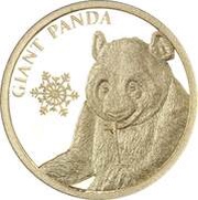 5 Dollars - Elizabeth II Giant Panda, New Zealand, 2017 reverse image