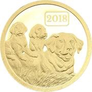 5 Dollars - Elizabeth II Year of the Dog, New Zealand, 2018 reverse image