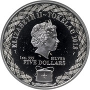 5 Dollars - Elizabeth II New Baby obverse image