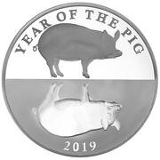 5 Dollars - Elizabeth II Mirror Pigs, New Zealand, 2019 reverse image