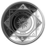 5 Dollars - Elizabeth II Vivat Humanitas, New Zealand, 2020 reverse image