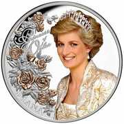 5 Dollars - Elizabeth II Diana Princess of Wales, New Zealand, 2021 reverse image