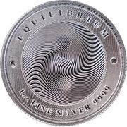 5 Dollars - Elizabeth II Equilibrium, New Zealand, 2021 reverse image