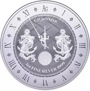 5 Dollars - Elizabeth II Chronos, New Zealand, 2021 reverse image