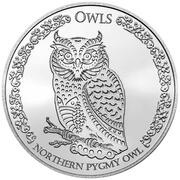5 Dollars - Elizabeth II Northern Pygmy Owl, New Zealand, 2021 reverse image