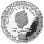 5 Dollars - Elizabeth II Pisces obverse image