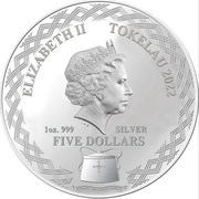 5 Dollars - Elizabeth II Mirror Tiger obverse image