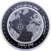 5 Dollars - Elizabeth II Terra, New Zealand, 2022 reverse image