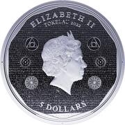 5 Dollars - Elizabeth II Vivat Humanitas obverse image