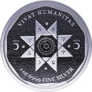 5 Dollars - Elizabeth II Vivat Humanitas, New Zealand, 2022 reverse image