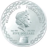 5 Dollars - Elizabeth II Posthumous; Mirror Rabbits obverse image