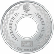 10 Dollars - Elizabeth II Elemental Goats obverse image