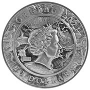 10 Dollars - Elizabeth II Chinese Dragon and Ox obverse image