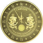 10 Dollars - Elizabeth II Chronos, New Zealand, 2021 reverse image