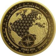 10 Dollars - Elizabeth II Terra, New Zealand, 2021 reverse image