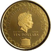 10 Dollars - Elizabeth II Komodo Dragon A.I. Apocalypse obverse image