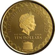 10 Dollars - Elizabeth II Komodo Dragon obverse image