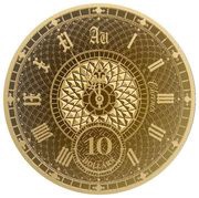 10 Dollars - Elizabeth II Chronos, New Zealand, 2022 reverse image