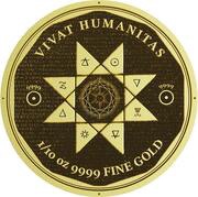 10 Dollars - Elizabeth II Vivat Humanitas, New Zealand, 2022 reverse image