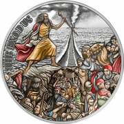 10 Dollars - Charles III The Exodus, New Zealand, 2023 reverse image