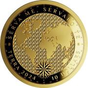 10 Dollars - Charles III Terra, New Zealand, 2024 reverse image