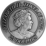 25 Dollars - Elizabeth II Nine Sons of the Dragon King obverse image