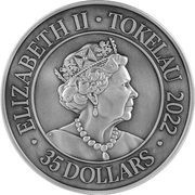 35 Dollars - Elizabeth II Nine Sons of the Dragon King obverse image