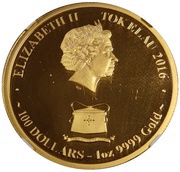 100 Dollars - Elizabeth II Pegasus obverse image
