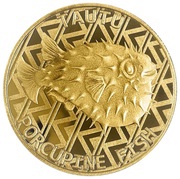 100 Dollars - Elizabeth II Porcupine Fish, New Zealand, 2021 reverse image