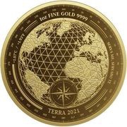 100 Dollars - Elizabeth II Terra, New Zealand, 2021 reverse image