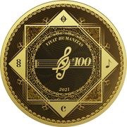 100 Dollars - Elizabeth II Vivat Humanitas reverse image