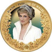 100 Dollars - Elizabeth II Lady Diana, New Zealand, 2022 reverse image