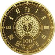 100 Dollars - Elizabeth II Chronos, New Zealand, 2022 reverse image