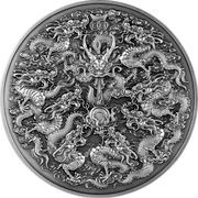 300 Dollars - Elizabeth II Nine Sons of the Dragon King, New Zealand, 2022 reverse image