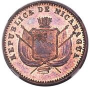1 Centavo Copper Piedfort obverse image