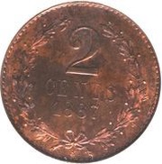2 Centavos Pattern strike reverse image