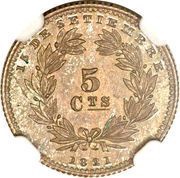 5 Centavos reverse image