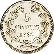 5 Centavos reverse image