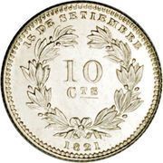 10 Centavos reverse image