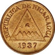 ½ Centavo obverse image